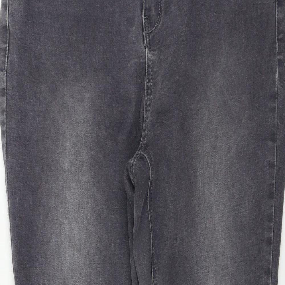 Womens UK Size 28 in Preworn Regular Fit Skinny Grey Jeans