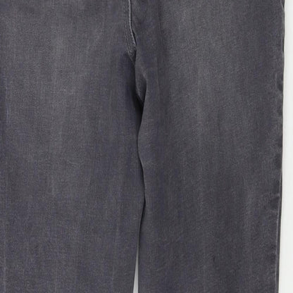 Womens UK Size 28 in Preworn Regular Fit Skinny Grey Jeans