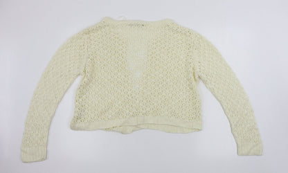 Womens UK Size 16 Atmosphere Beige Cardigan Jumper