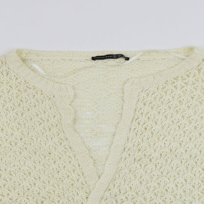 Womens UK Size 16 Atmosphere Beige Cardigan Jumper