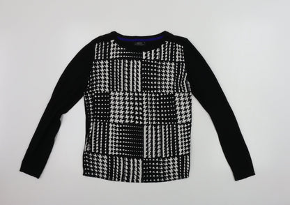 Womens UK Size 8 Matalan Black Pullover Jumper