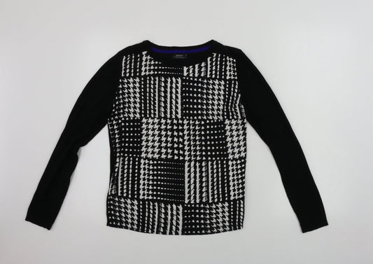 Womens UK Size 8 Matalan Black Pullover Jumper