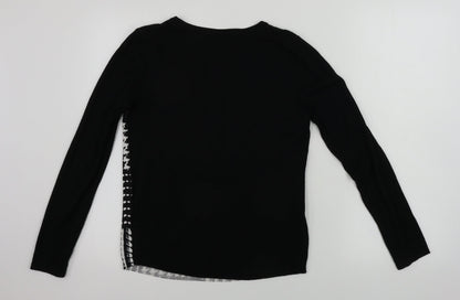Womens UK Size 8 Matalan Black Pullover Jumper