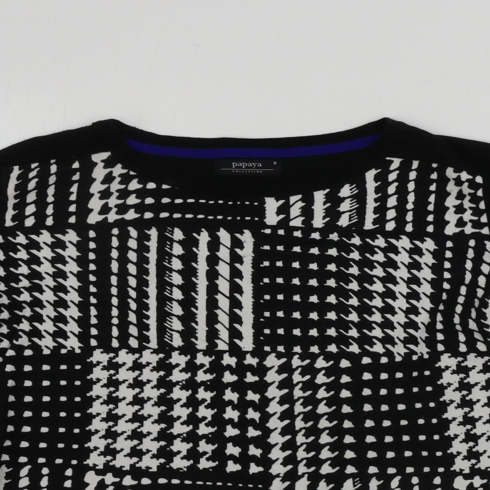 Womens UK Size 8 Matalan Black Pullover Jumper