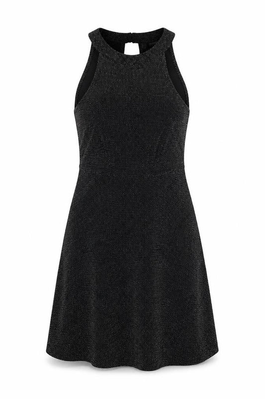 Front view of Body Flirt women’s black a-line, size XS
