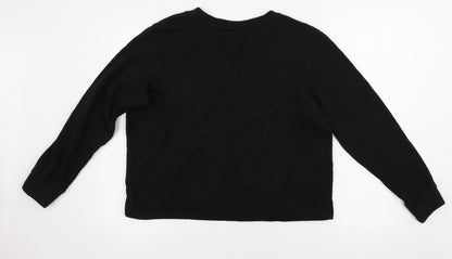Womens UK Size M H&M Black Pullover Jumper