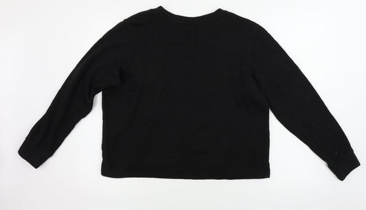 Womens UK Size M H&M Black Pullover Jumper