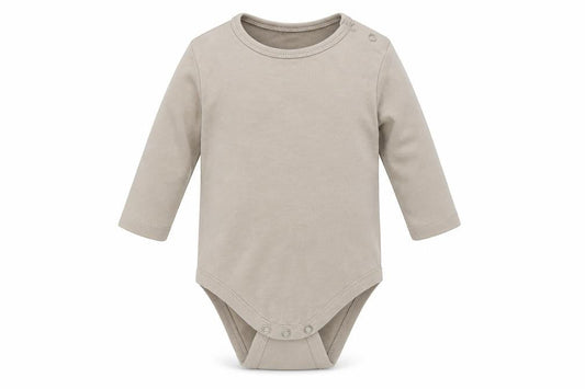 Front view of Next Baby Brown Babygrow One-Piece, size 3-6, Months