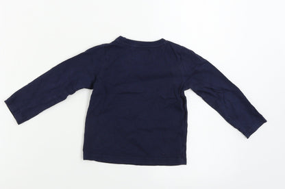 PJ Collections   Boys Blue   Basic T-Shirt Size 2-3 Years