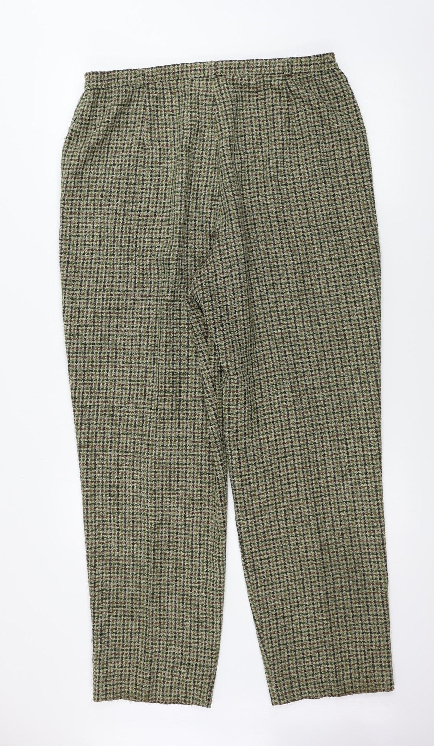 Womens UK Size 16 SLIMMA Regular Fit  Green Trousers
