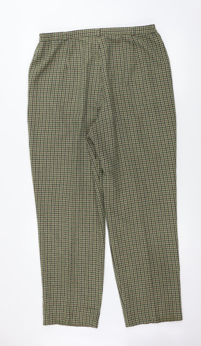 Womens UK Size 16 SLIMMA Regular Fit  Green Trousers