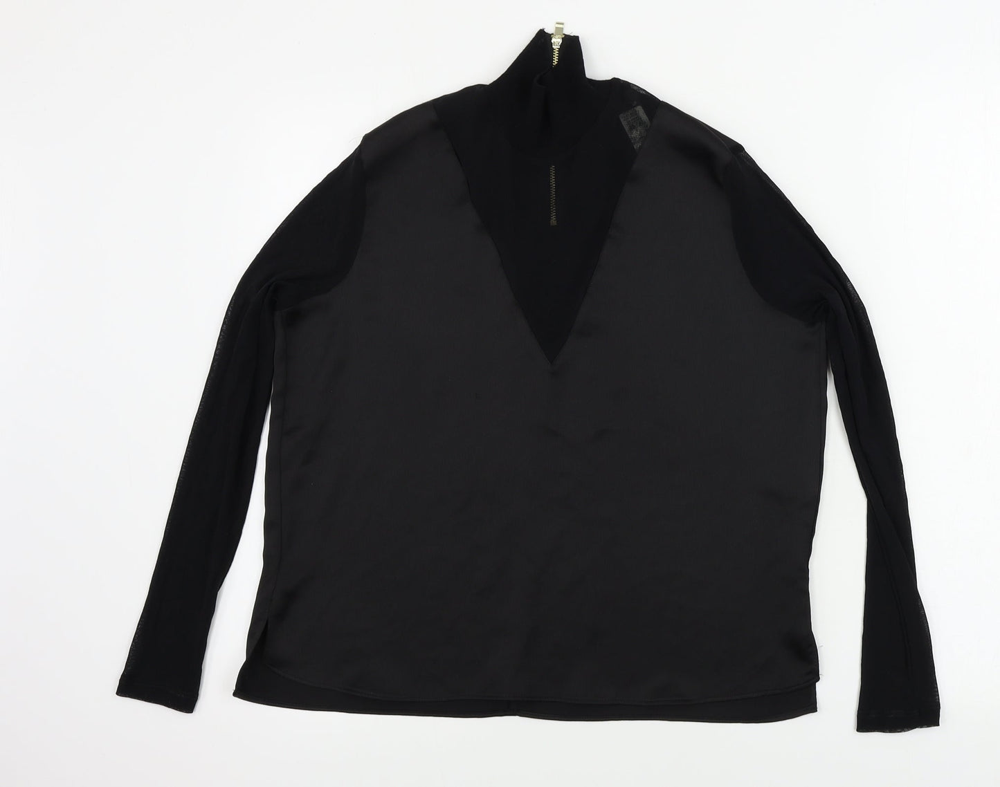 Womens UK Size 10 River Island Black Pullover Jumper