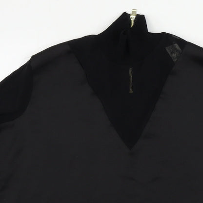 Womens UK Size 10 River Island Black Pullover Jumper