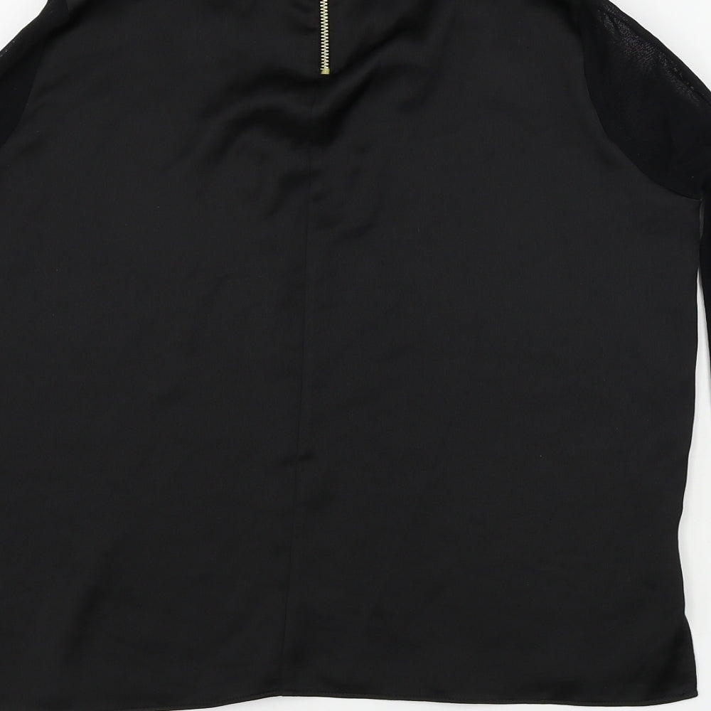 Womens UK Size 10 River Island Black Pullover Jumper
