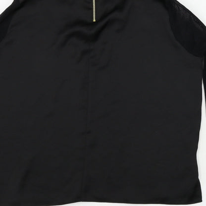 Womens UK Size 10 River Island Black Pullover Jumper