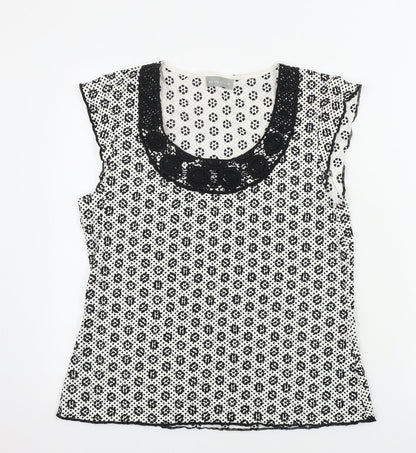 Womens UK Size 16 Marks and Spencer White Basic T-Shirt