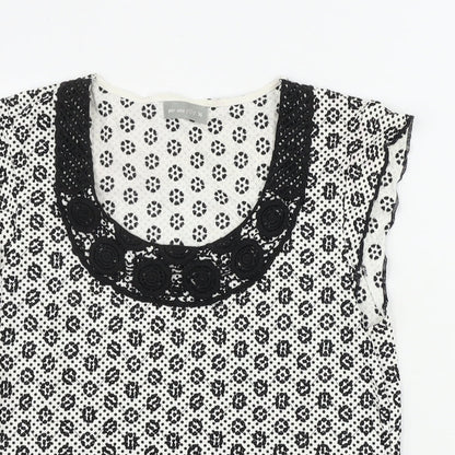 Womens UK Size 16 Marks and Spencer White Basic T-Shirt