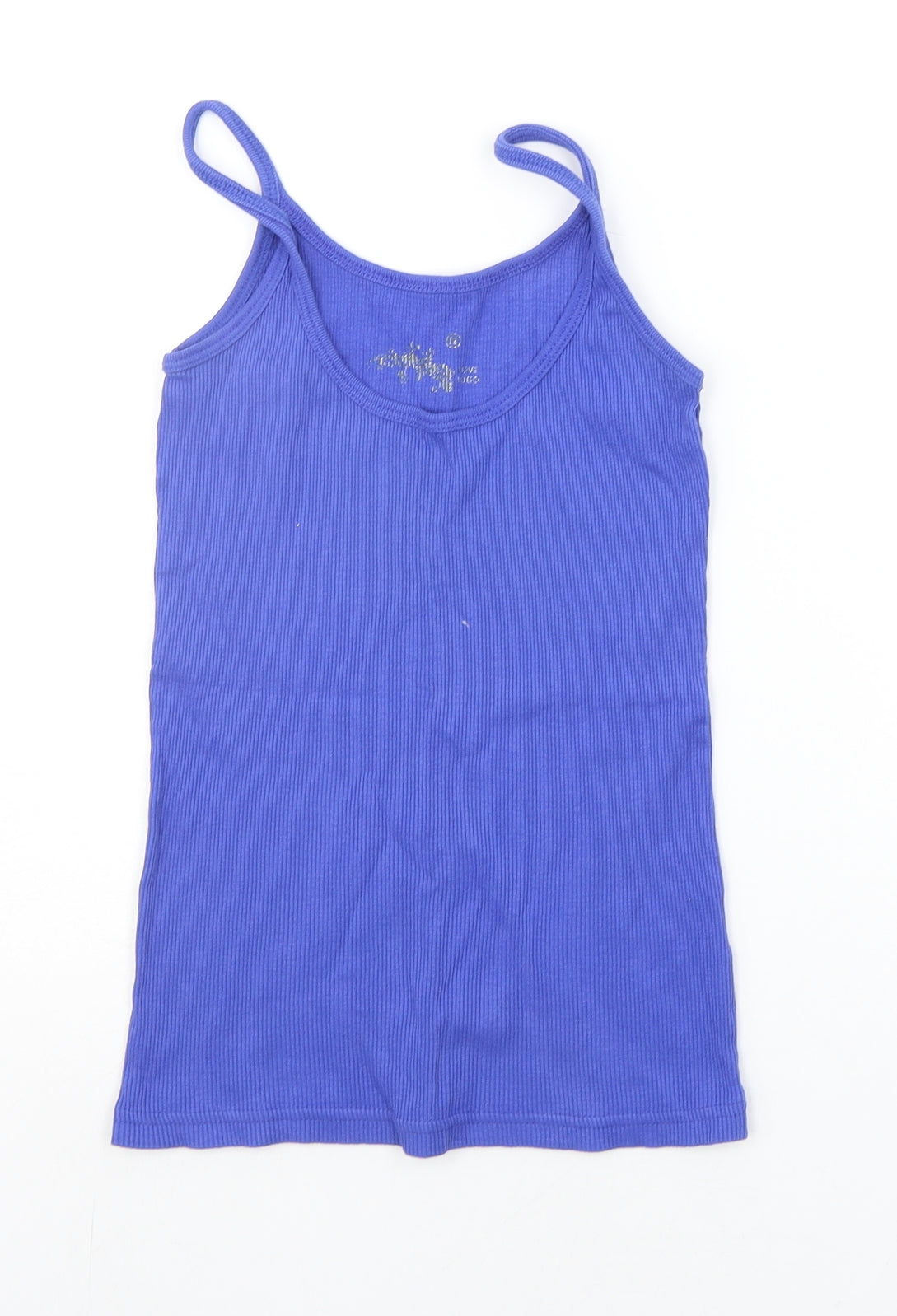 Womens UK Size 12 Logo Brown Basic Tank