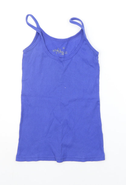 Womens UK Size 12 Logo Brown Basic Tank