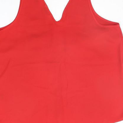 Papaya Womens Red   Basic Blouse Size 14