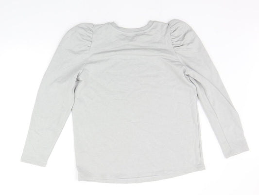 Womens UK Size 14 Papaya Grey Pullover Jumper