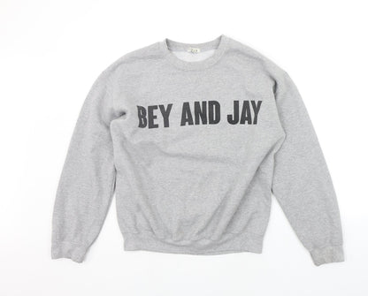 Womens UK Size M River Island Grey Pullover Jumper