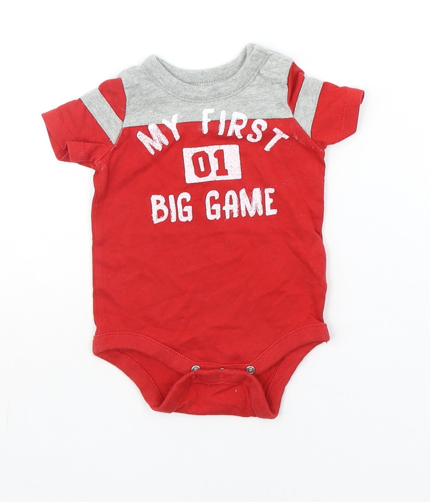 BABY GAP Baby Red   Babygrow One-Piece Size 0-3 Months