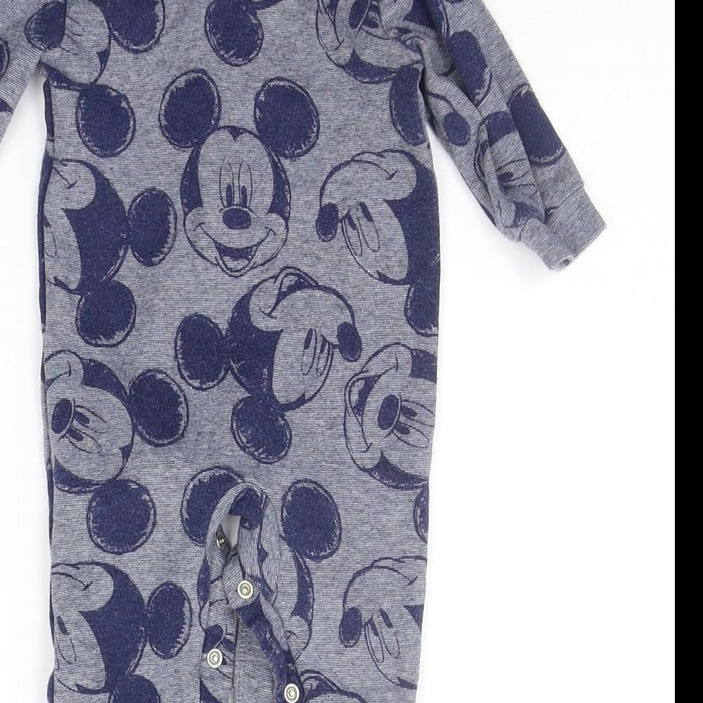 George Baby Grey Geometric  Babygrow One-Piece Size 3-6 Months  - DISNEY