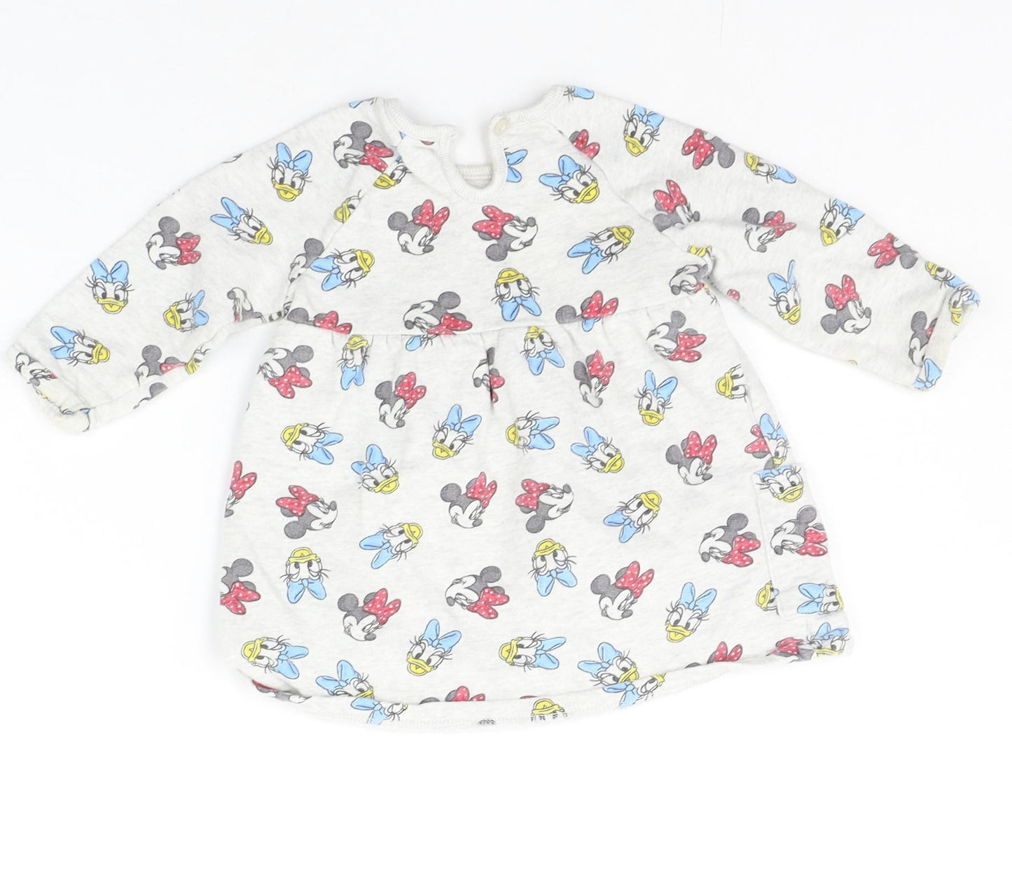 George Baby Grey Geometric  Pullover Jumper Size 6-9 Months  - DISNEY
