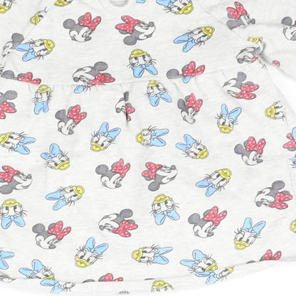 George Baby Grey Geometric  Pullover Jumper Size 6-9 Months  - DISNEY