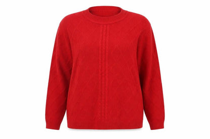 Womens UK Size 18 Berkertex Red Pullover Jumper
