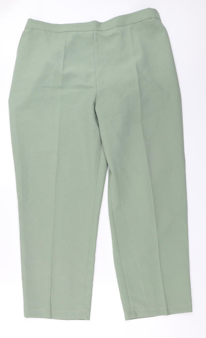 Womens UK Size 36 in Preworn Regular Fit  Green Trousers