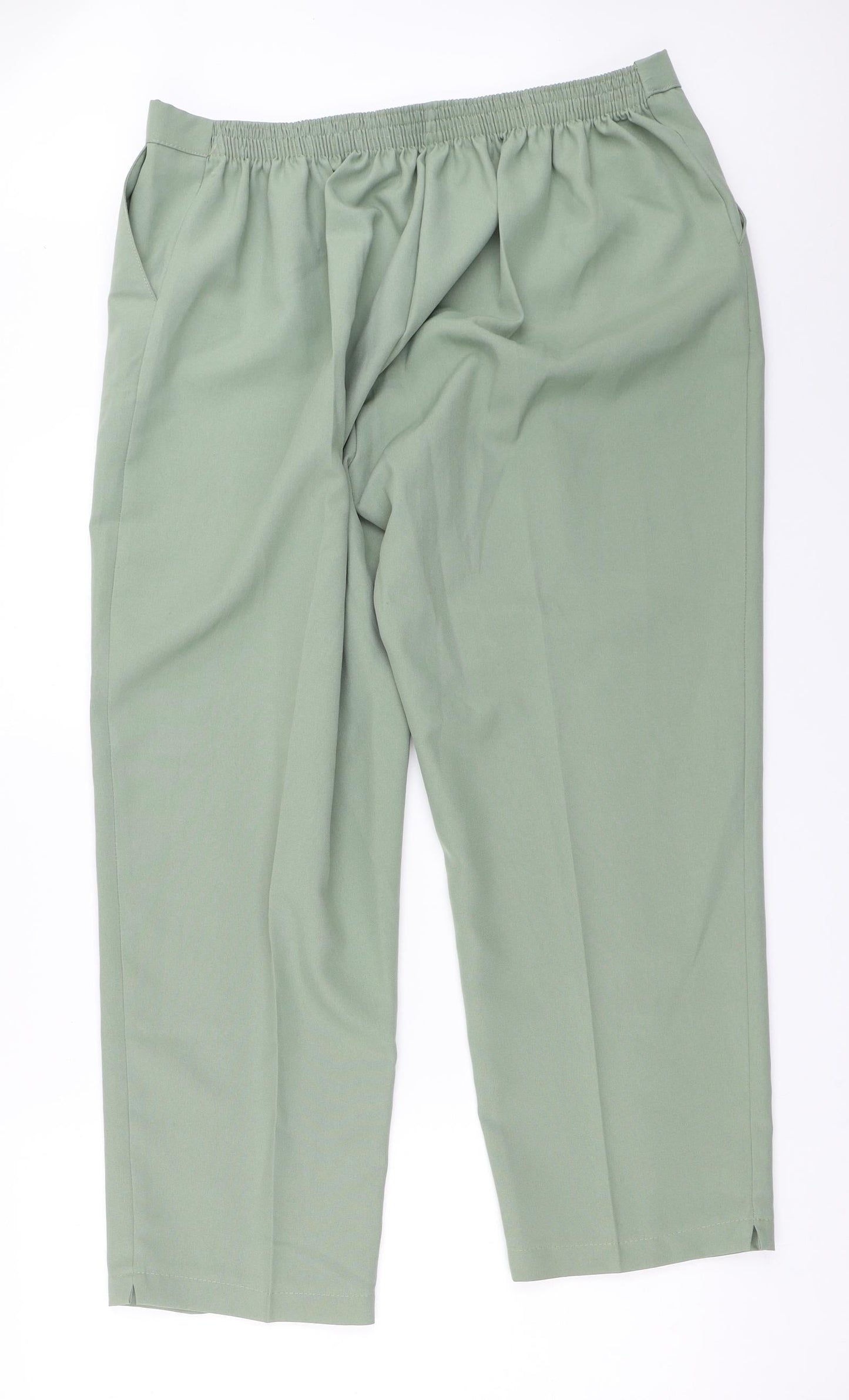 Womens UK Size 36 in Preworn Regular Fit  Green Trousers