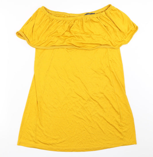 Primark Womens Yellow   Mini  Size 14