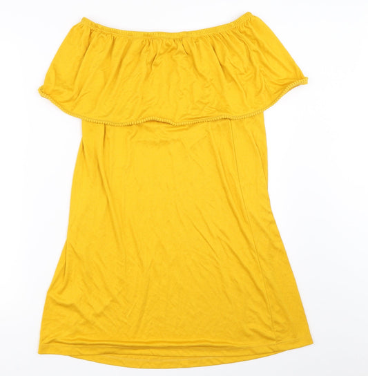 Primark Womens Yellow   Mini  Size 14