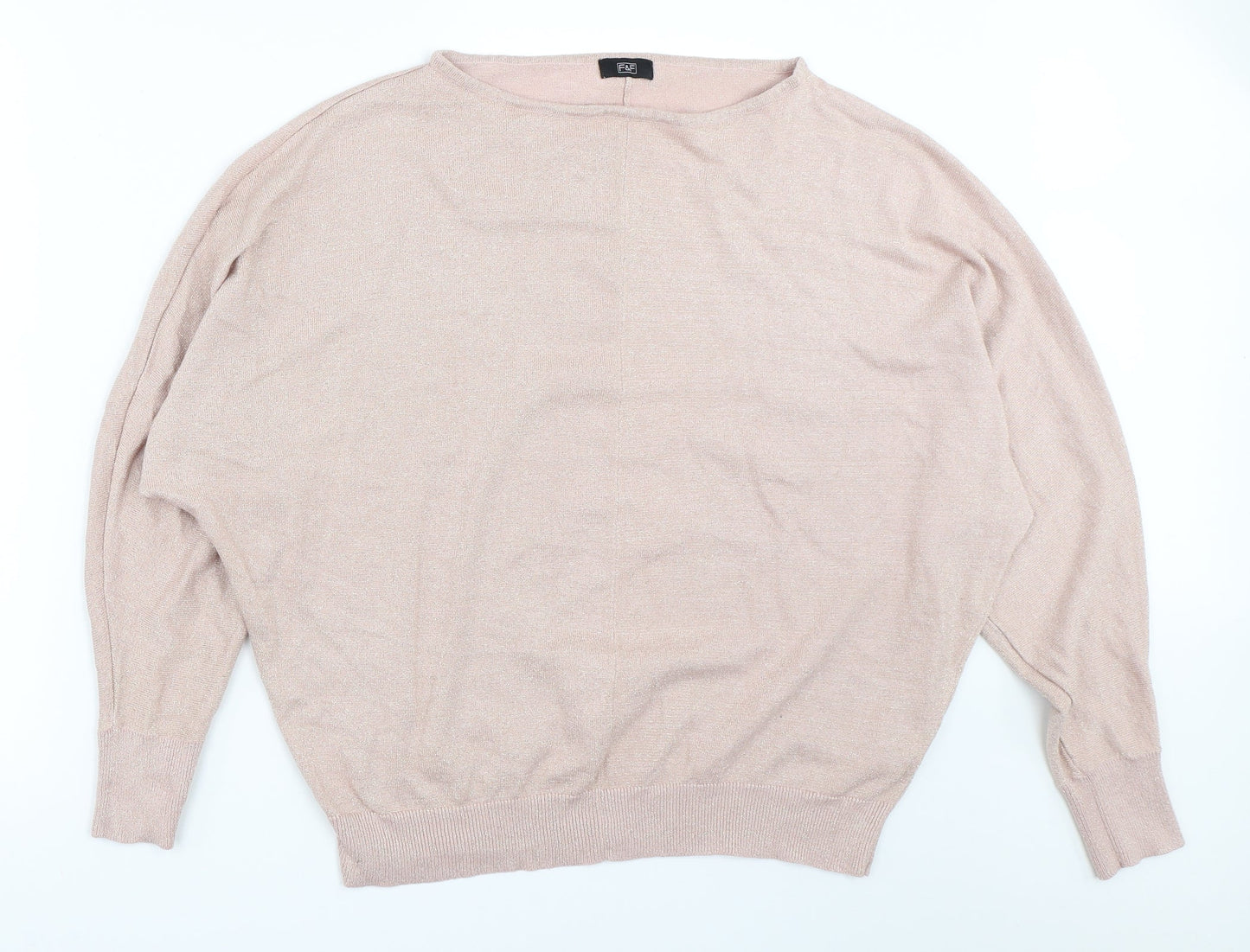 F&F Womens Pink   Pullover Jumper Size 18