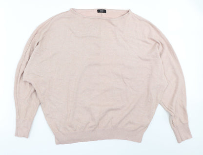 F&F Womens Pink   Pullover Jumper Size 18