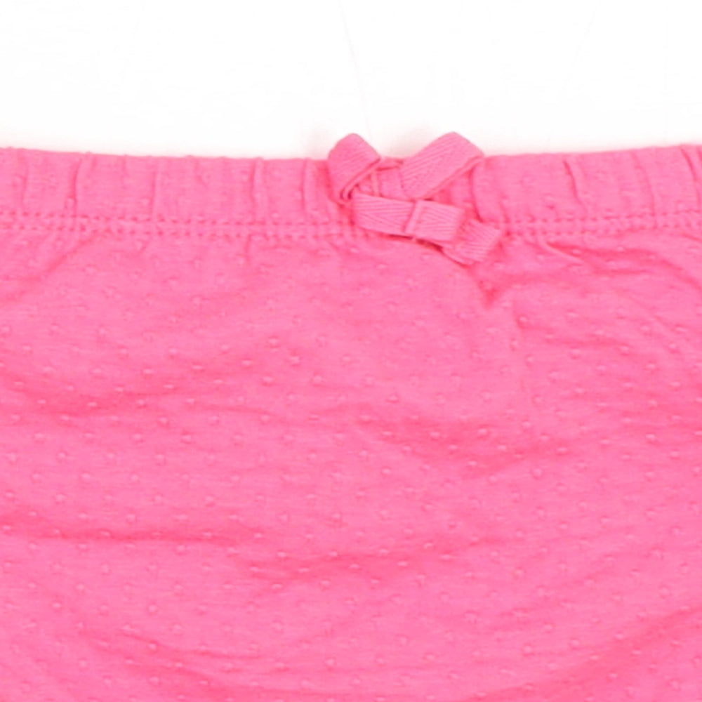 Primark Girls Pink   Cropped Trousers Size 6-9 Months