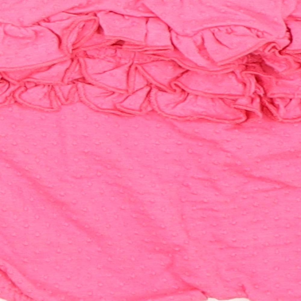 Primark Girls Pink   Cropped Trousers Size 6-9 Months