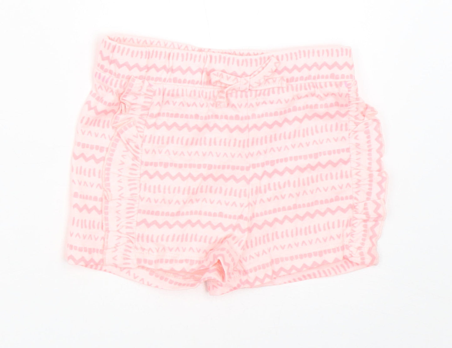So Cute Girls Pink   Cropped Trousers Size 6-9 Months
