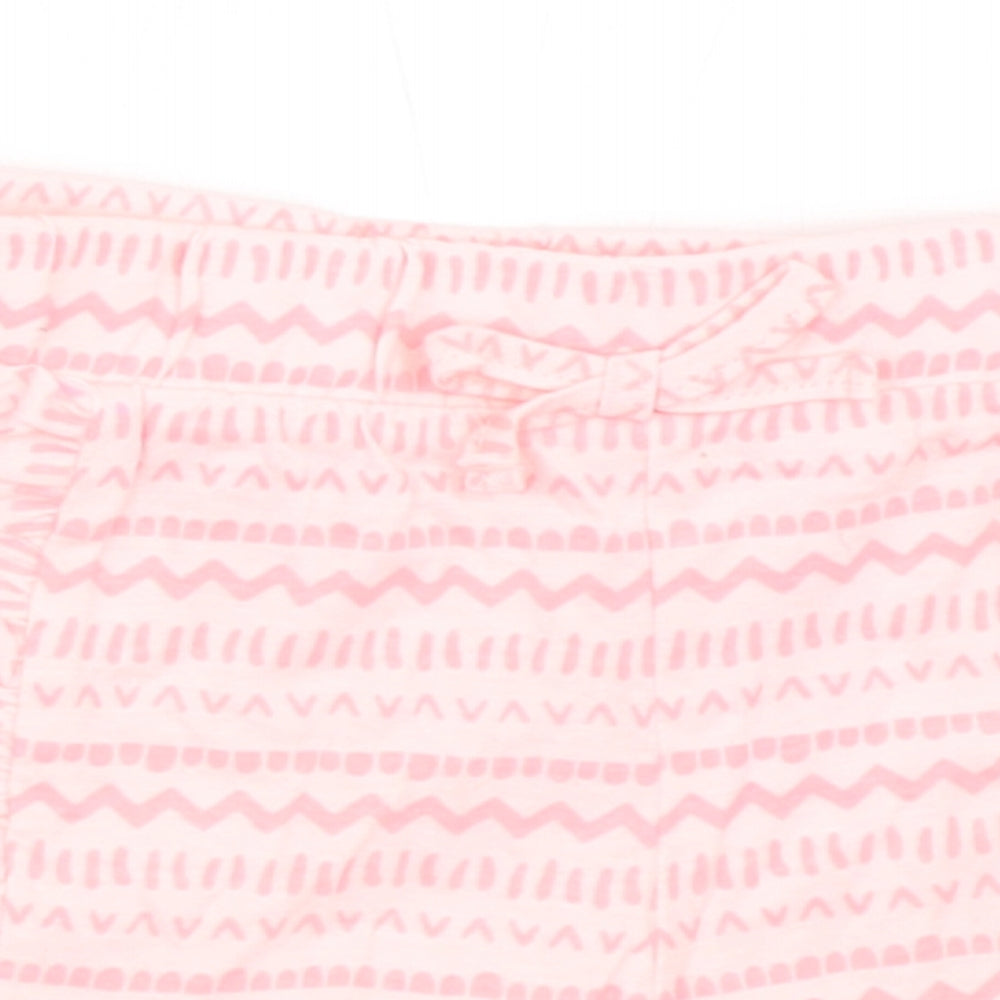 So Cute Girls Pink   Cropped Trousers Size 6-9 Months