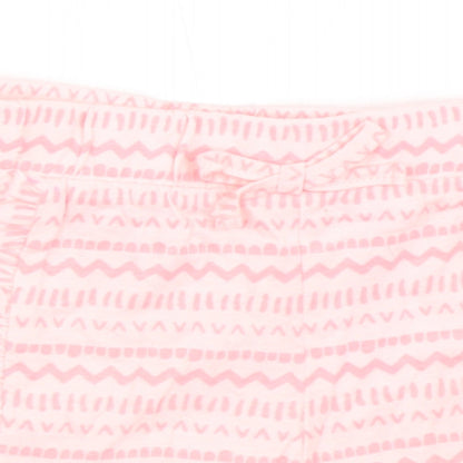 So Cute Girls Pink   Cropped Trousers Size 6-9 Months