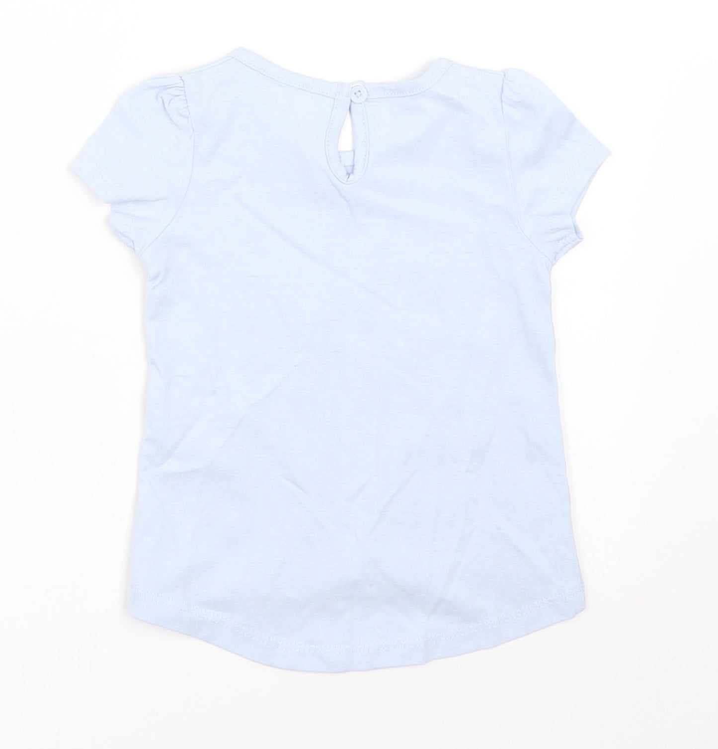 So Cute Girls Blue   Basic T-Shirt Size 6-9 Months