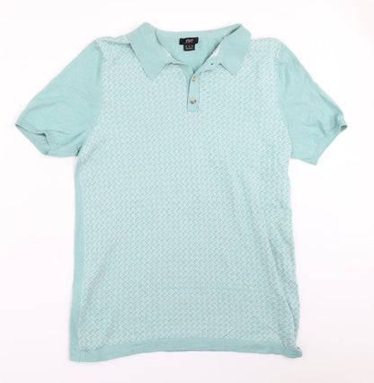 F&F Mens Blue    Polo Size M