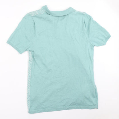 F&F Mens Blue    Polo Size M