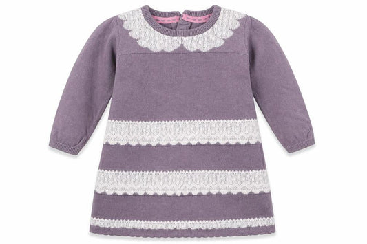 Marks and Spencer Girls Purple   Jumper Dress  Size 3-6 Months