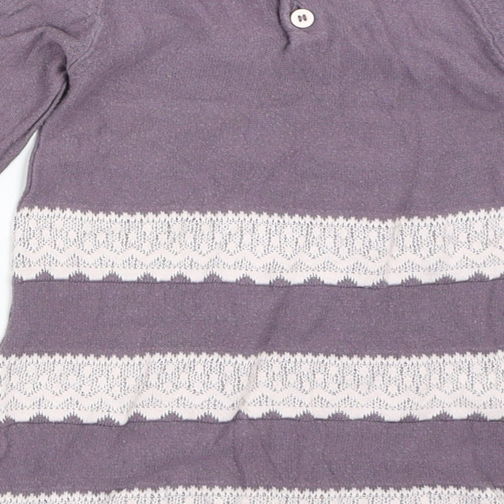Marks and Spencer Girls Purple   Jumper Dress  Size 3-6 Months