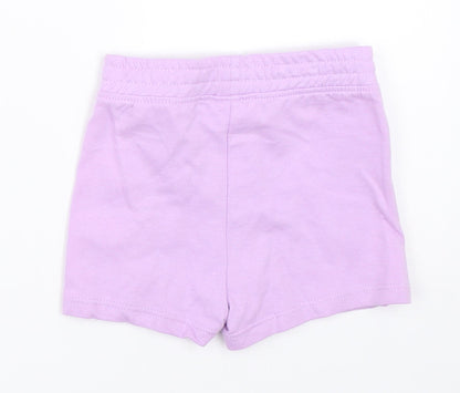 So Cute Girls Purple   Cropped Trousers Size 9-12 Months