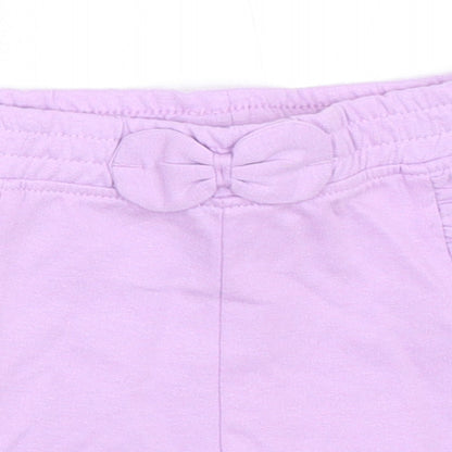 So Cute Girls Purple   Cropped Trousers Size 9-12 Months