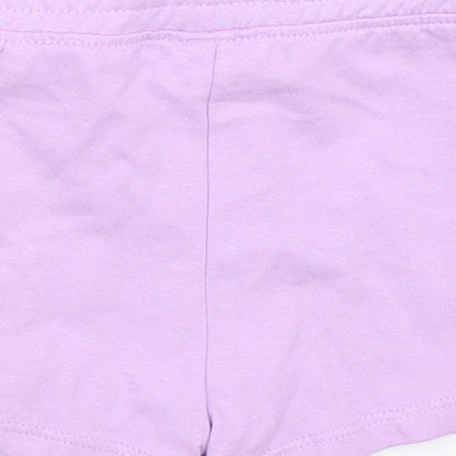 So Cute Girls Purple   Cropped Trousers Size 9-12 Months